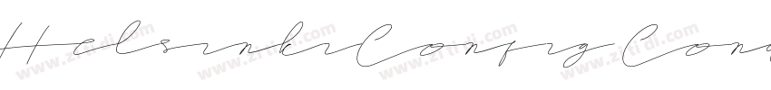 HelsinkiConfig Conde字体转换